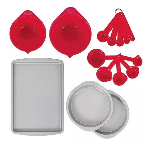 Kit De Pastelería Wilton 15 Piezas, Bowl Charola Y Medidoras