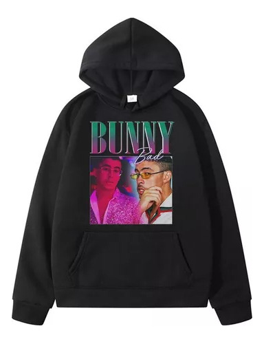 Buzo Canguro Bad Bunny Impreso Ropa Unisex