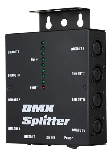 Dmx512 Optical Splitter 8 Channel Distribution Amplifier