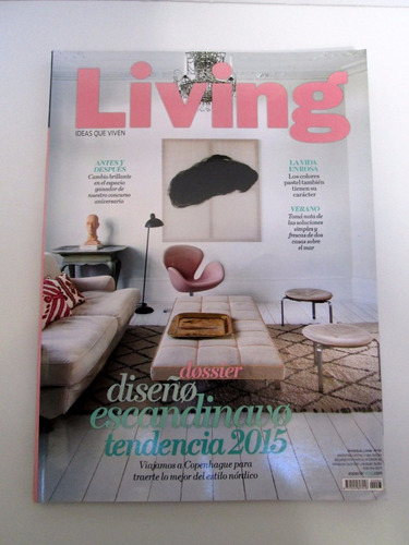 Revista Living 93 Diseño Escandinavo Tendencia 2015 Boedo