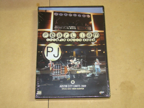 Pearl Jam Live In Texas 2009 Dvd Sellado / Kktus