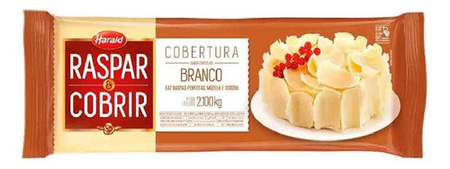 Cobertura Fracionada Raspar E Cobrir Branco 2,1kg Harald