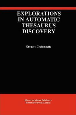 Libro Explorations In Automatic Thesaurus Discovery - Gre...