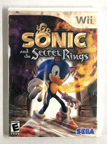 Sonic And Secret Rings  Nintendo Wii Rtrmx 