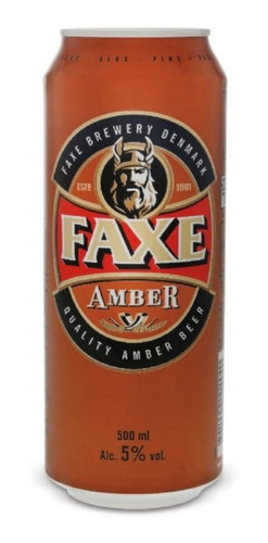 Imagen 1 de 10 de Cerveza Faxe Amber 500ml. - Danesa