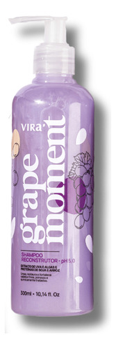 Shampoo Para Cabelos Danificados Grape Moment 300ml