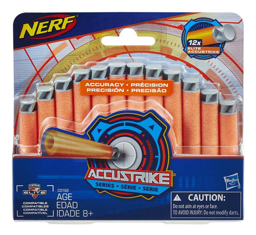 Refil Nerf Accustrike 12 Dardos Hasbro - C0162