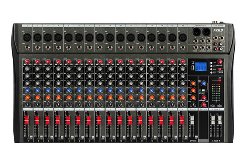 Ayslo Ct160x Mezcladora Mixer De 16 Canales 16 Efectos Usb