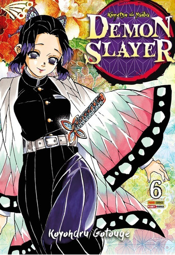 Demon Slayer 6! Mangá Panini! Novo Lacrado! Kimetsu No Yaiba