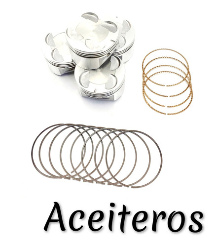 Pistones Con Anillos Y Mueca Optra Design Montana 0.30 0,75