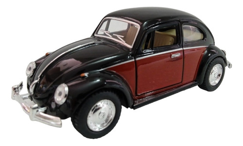 Volkswagen Beetle Classic 1967.escala 1:32. Negro/rojo