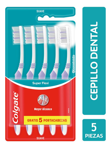Cepillo dental Colgate super Flexi 5 piezas