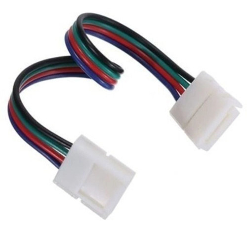 10 Emenda Rápida P/ Fita De Led Rgb 3528 5050 10mm Conector