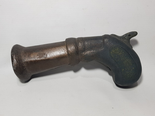 Antiguo Arma Juguete Utilería Goma Metal Mag 58707