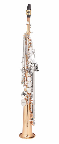 Sax Soprano Michael Dual Gold Wssm49 Bb + # Mais Barato