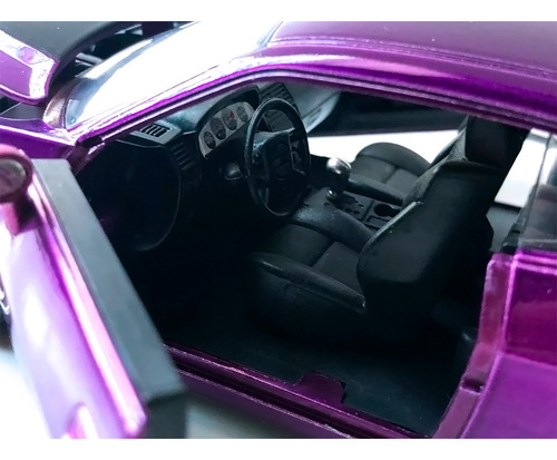Dodge Challenger Srt8 2008 Big Time Jada 1/24 Sin Caja Mor