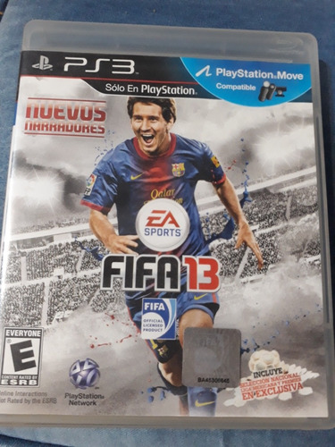 Fifa 13 Ps3 Original Formato Fisico Caratula Messi