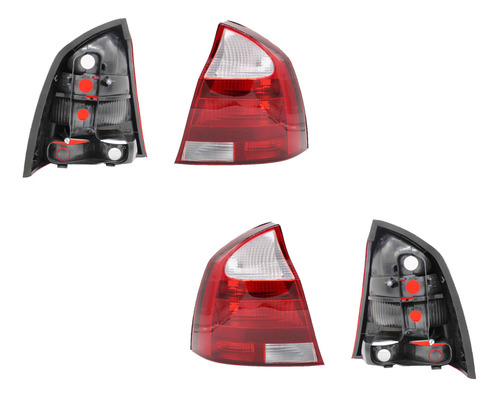 Par De Calaveras Corsa Sedan 2003-2004-2005-2006 R/bco Opt