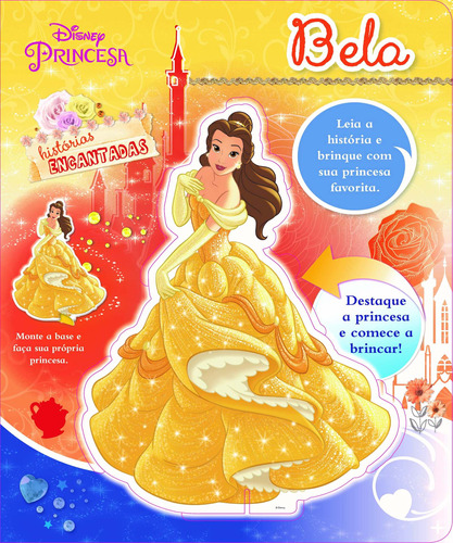 Histórias encantadas: Bela, de Disney. Vergara & Riba Editoras, capa dura em português, 2016