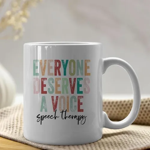 Iwxyi Taza De Café Para Terapia Del Habla, 11 Oz, Regalos Pa
