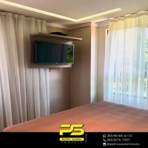 Imagem 7 de 15 de Cobertura Com 3 Dormitórios À Venda, 278 M² Por R$ 1.500.000 - Cabo Branco - João Pessoa/pb - Co0058