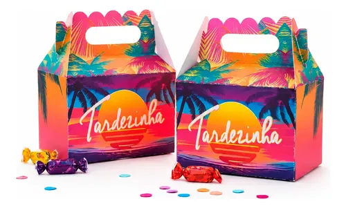20 Maletinha Lembrancinha Festa Infantil Tardezinha Adulto