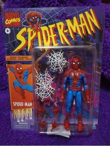 Spiderman Retro Marvel Legends Hasbro Original 