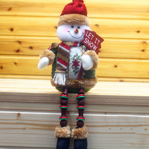 / Adornos: Regalos De Papá Noel, Muñecos De Nieve Y Alces De