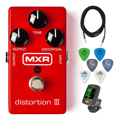 Pedal De Efectos De Distorsión Mxr M115 Iii Guitarra P...