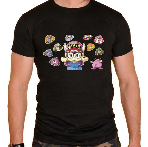 Polera Arale Foil Con Estampado Vintage De Dr. Slump Toriyam