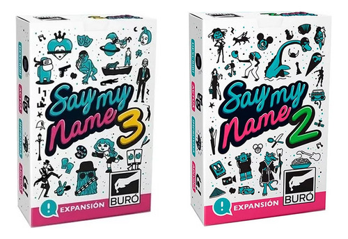 Expansiones 2 Y 3 Say My Name - Buró - Juego Para Previas