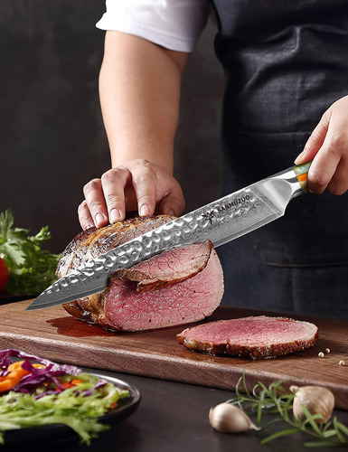 Sanmuzuo Cuchillo De Tallar De 8 Pulgadas Cuchillo Para