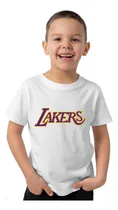 Comprar Remera Niño Blanca Nba Los Angeles Lakers Lebron James 23
