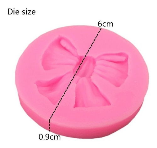 Molde De Silicona Lazos Molde Cinta Molde Fondant Lazos
