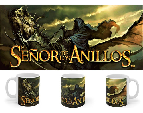 Rnm0426 Taza Tazon El Señor De Los Anillos Lord Of The Rings