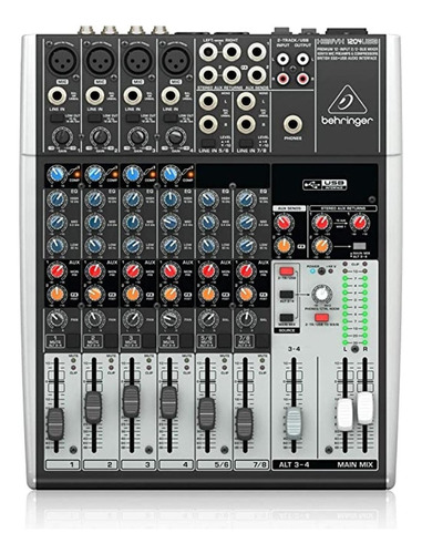 Behringer 1204usb Consola Mezcladora 12 Entradas Y 2/2 Buses