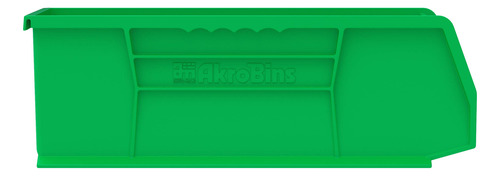 Cubo Organizador Apilable Plástico 38 X 13 X 13 Cm Verde 12