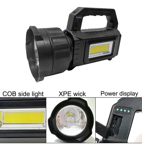 Linternas Recargables V, Lúmenes Altos, Lúmenes De Luz Bri 8