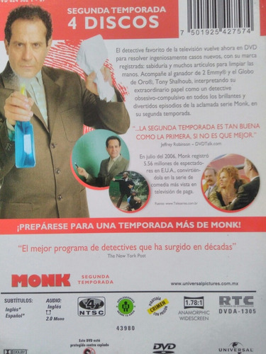 Serie Monk Temporada 2