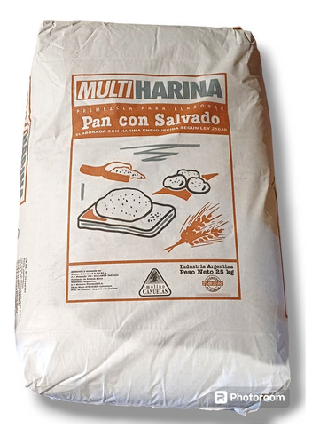 Multi Harina Premezcla Pan Con Salvado Molinos Cañuelas X 25