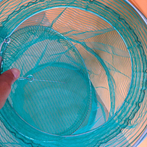 Covo Samburá Para Peixe-tamanho-6 Tela De Nylon C/arame