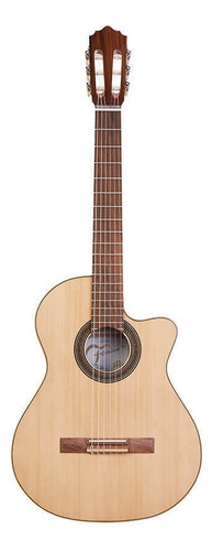 Guitarra criolla clásica Fonseca 41K para diestros guayubira