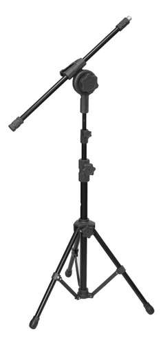 Pedestal Microfone Girafa Tripé 2 Estágios Pe4bk + Cachimbo