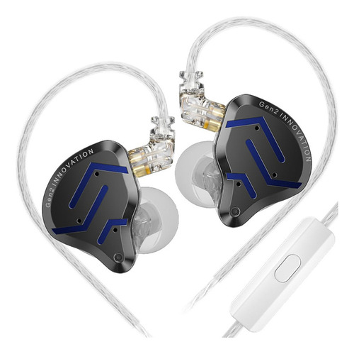 Auriculares In-ear Kz Zsn Pro 2 Hifi Iem Earbud, Controlador