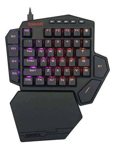 Teclado Gamer Redragon Mecânico Diti K585 Rgb Outemu Blue