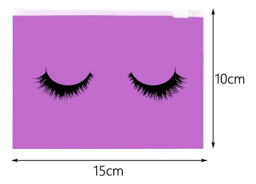 Bolsas De Maquillaje Lavables Para Pestañas, 50 Unidades