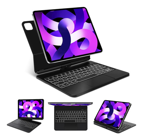 Teclado Magico Para iPad Pro Air Gen Cubierta Giratoria