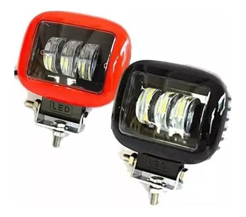 Neblinero Led Cuadrado 12v 24v Auto Sumergible Unidad