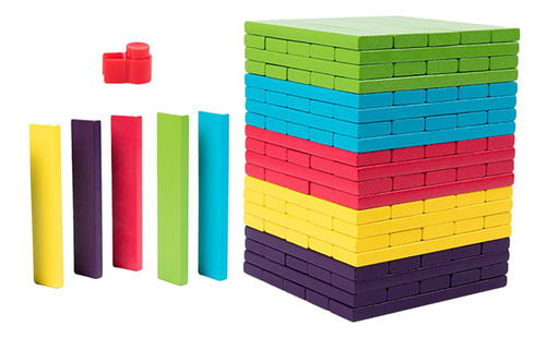 100 Uds. Juegos De Apilamiento De Madera Juegos De Mesa De