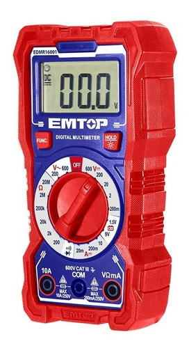 Multimetro Tester Digital Medidor Compacto 600v Lcd Ac-dc